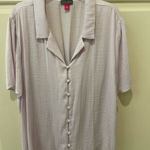 Vince Camuto Lavender Button-Up Shirt